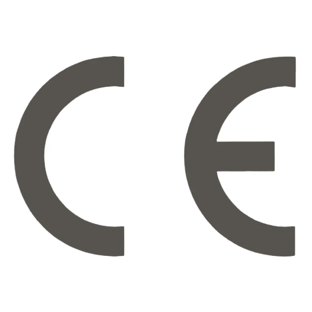 CE certification mark — H&C diesel generator sets conform to European safety and environmental standards