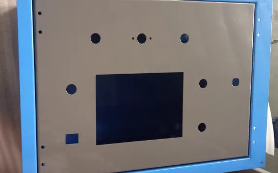 Powder-coated canopy and control cabinet shells with acoustic insulation at H&C factory