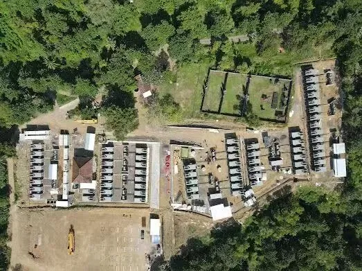 65×1000kW container generator sets for the Bali 50MW independent power station