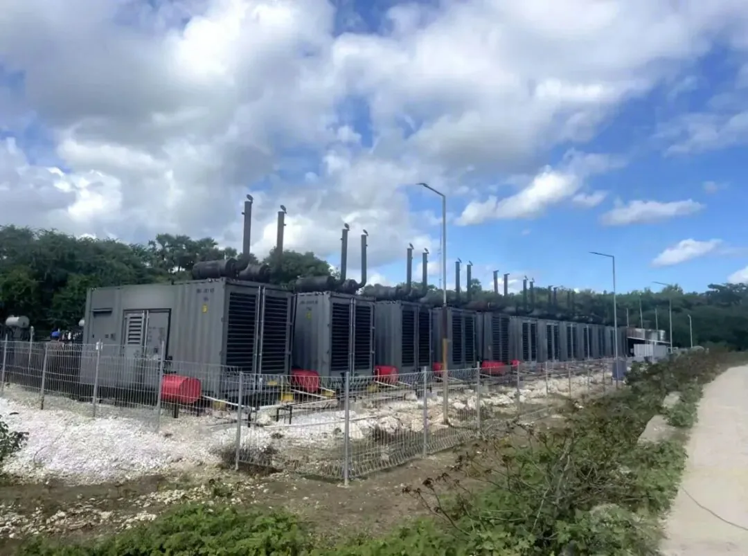 12×1000kW anti-corrosion container generator sets at Rote Island beach