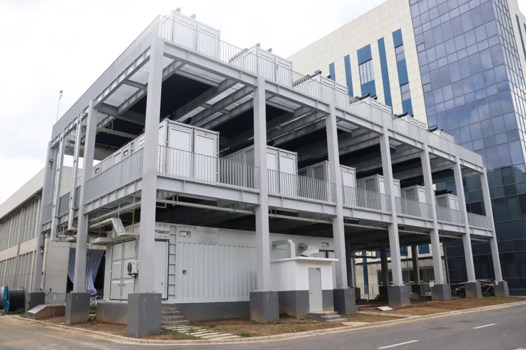 Multi-level containerized generator sets for the Jiangsu data center backup power system