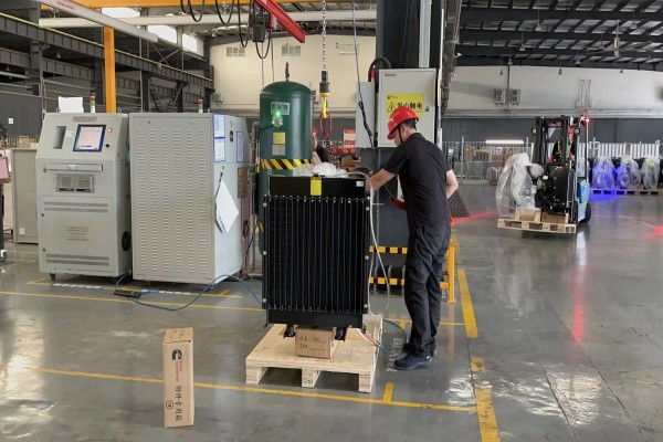 Factory equipment testing for diesel generator fuel consumption and efficiency