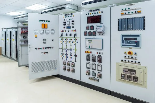 advanced electrical control panel, ensuring precise power management