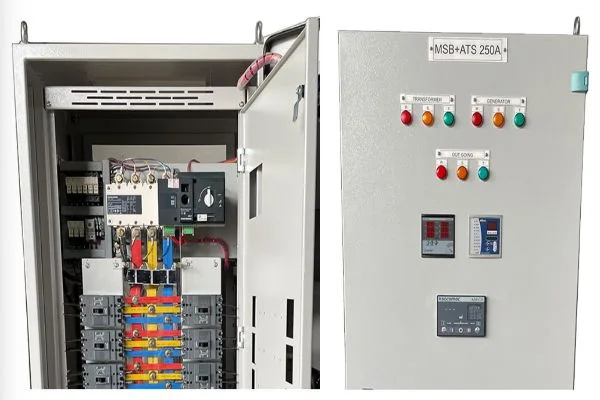 painel do interruptor de transferência automática (ats)