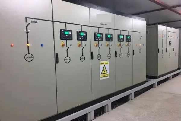 panel de distribución industrial