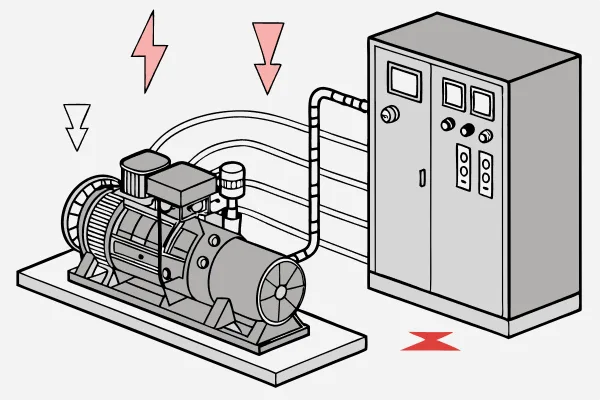 sistema de regulación de voltaje de un generador diésel